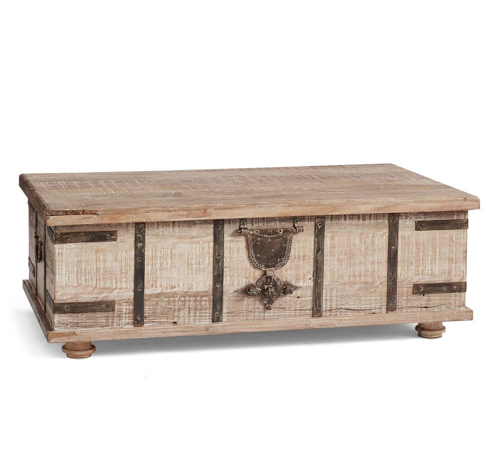 Pottery barn on sale kaplan trunk
