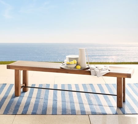 Outdoor table sale bench