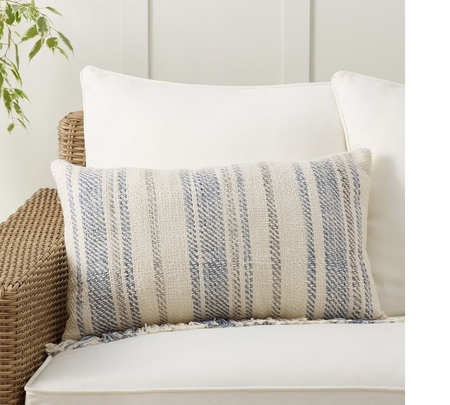 Buy Adelaide Textured Lumbar Indoor Outdoor Pillow online in UAE
