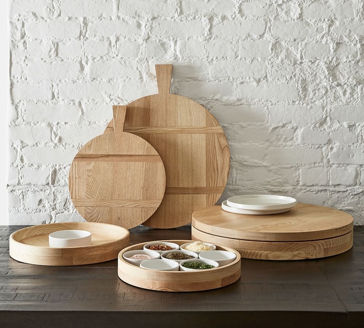 Buy Ash Wood Serveware Collection online | Pottery Barn UAE