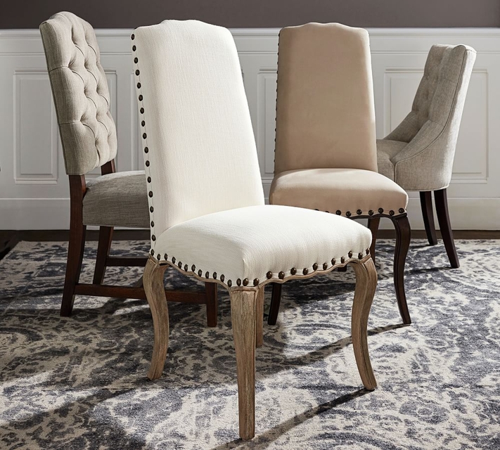 Calais Upholstered Dining Chair, Upholstered Dining Chair Pottery Barn