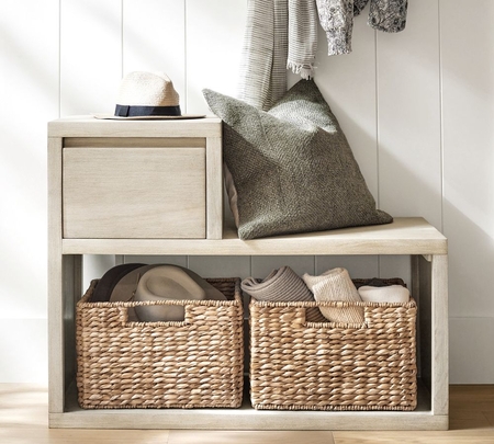 Shop Ottomans Benches online in Dubai Abu dhabi Pottery Barn UAE