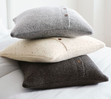 Sweater knit throw pillow sales