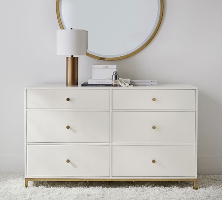 Pottery barn white deals dresser