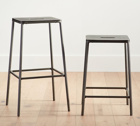 Metal bar store stool
