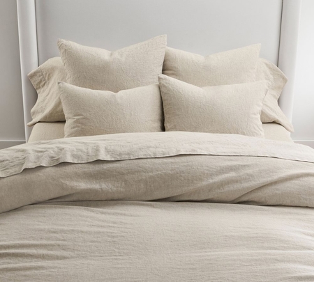 Pottery barn belgian flax linen duvet outlet