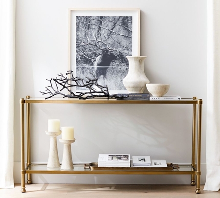 Pottery barn clearance sofa table