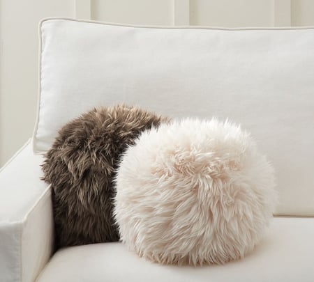 Fluffy ball pillow new arrivals