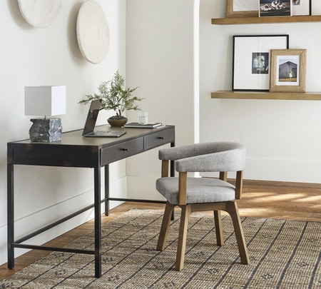 Metal writing hot sale desk