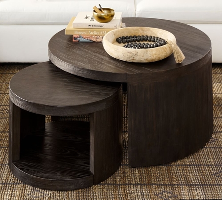 Pottery barn cheap glass coffee table