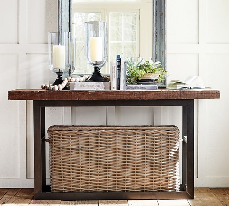 Pottery barn entryway shop table