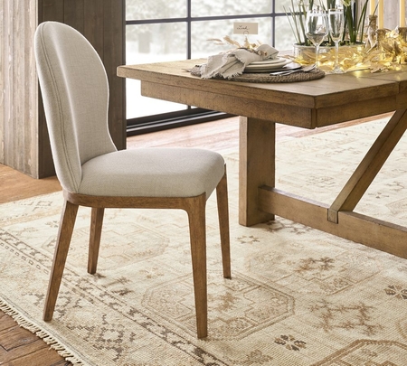 Pottery barn upholstered dining chairs top