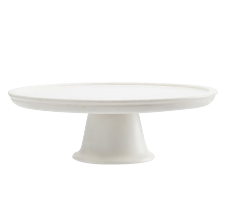 Ceramic cake plate with cover on sale