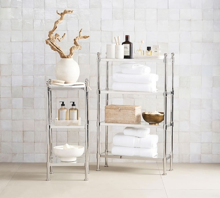 Bathroom storage shop pottery barn