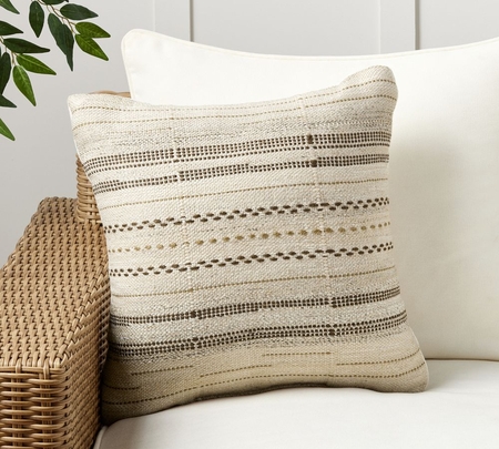 Pottery barn store patio pillows