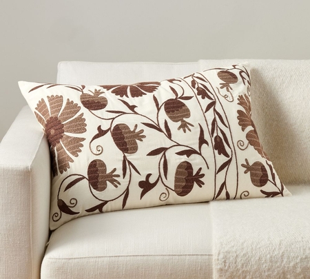 Pottery barn top suzani pillow