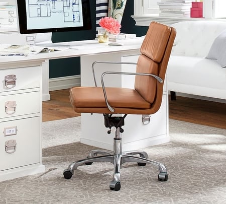 Pottery barn office chair hot sale