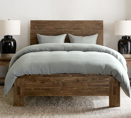 Pottery barn store wood bed