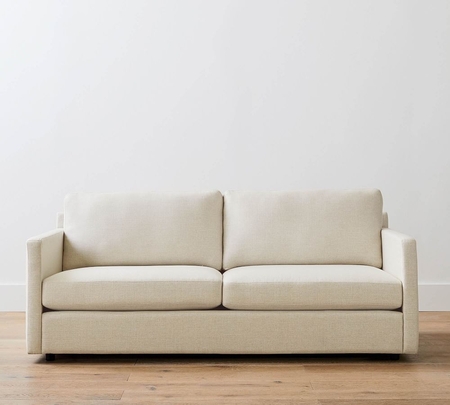 Pottery barn online white sofa