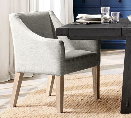 Pottery barn upholstered dining chairs deals