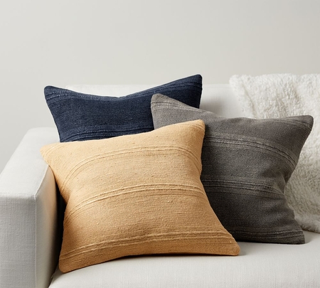 Striped throw pillow covers on sale