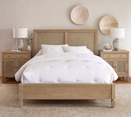 Full size shop wood bed