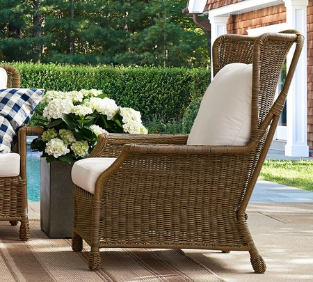 Buy Saybrook All Weather Wicker Armchair online in UAE Pottery Barn