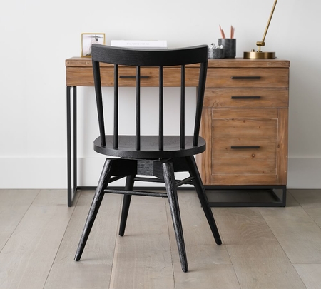 Pottery barn wood desk chair top