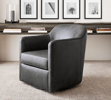 Pottery barn barrel chair sale