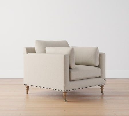 Pottery barn clearance club chair