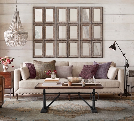Pottery barn basic on sale sofa