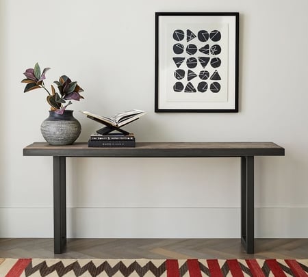 Wood best sale table console