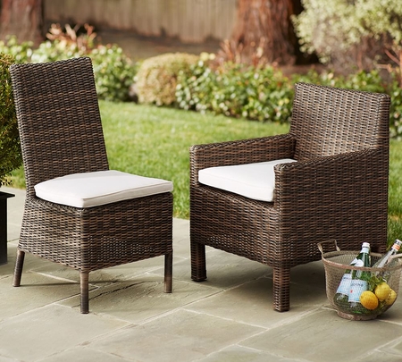 Buy Torrey All Weather Wicker Dining Side Chair online in UAE Pottery Barn
