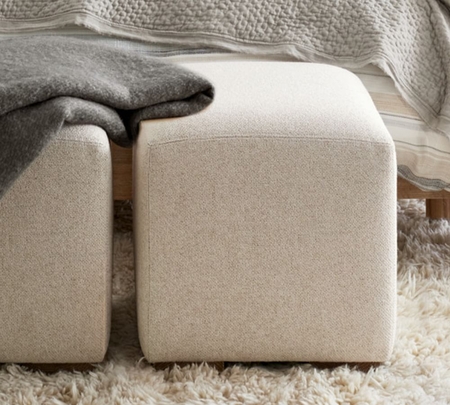 Pottery barn ottoman hot sale