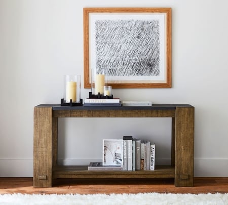 Pottery barn sofa outlet table